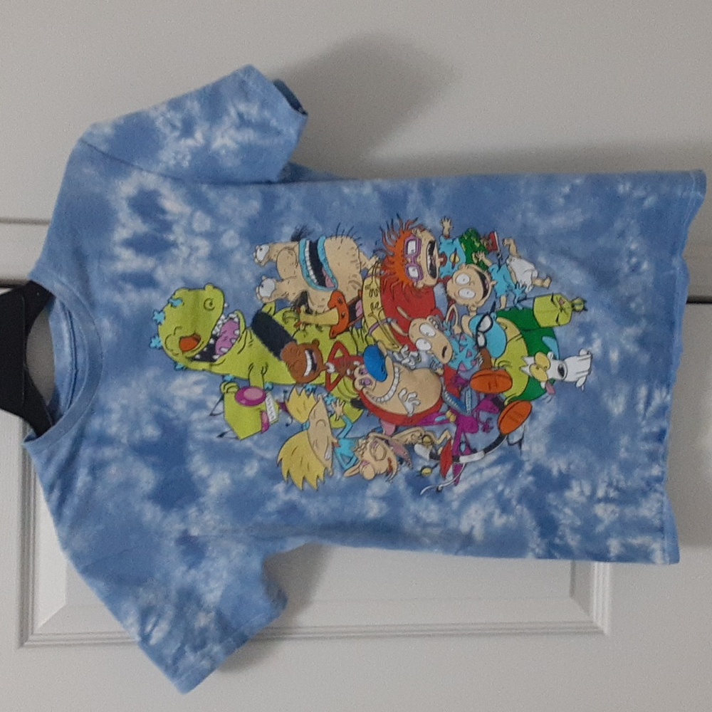 Nickelodeon graphic t shirt. Size Small. Rugrats Hey Arnold and more. Tie Dye.